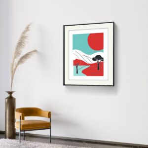 “Eclipse of Geometry” - Modern Abstract Wall Art