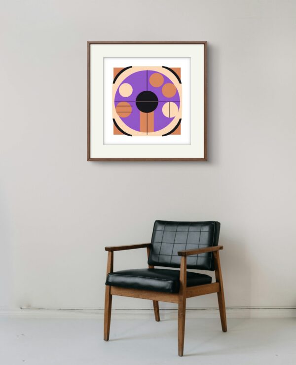 Radiant Geometric Sunburst