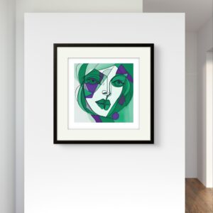 Tranquil Green Abstract