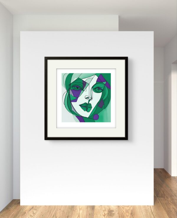 Tranquil Green Abstract
