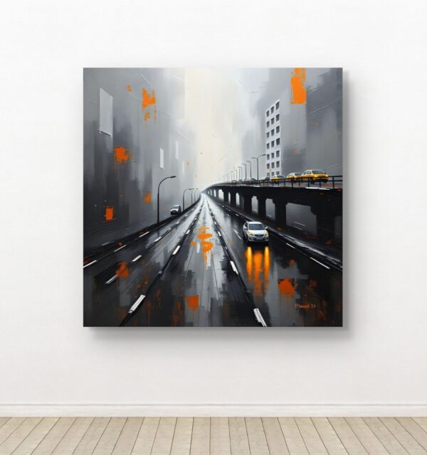 Rainy Cityscape